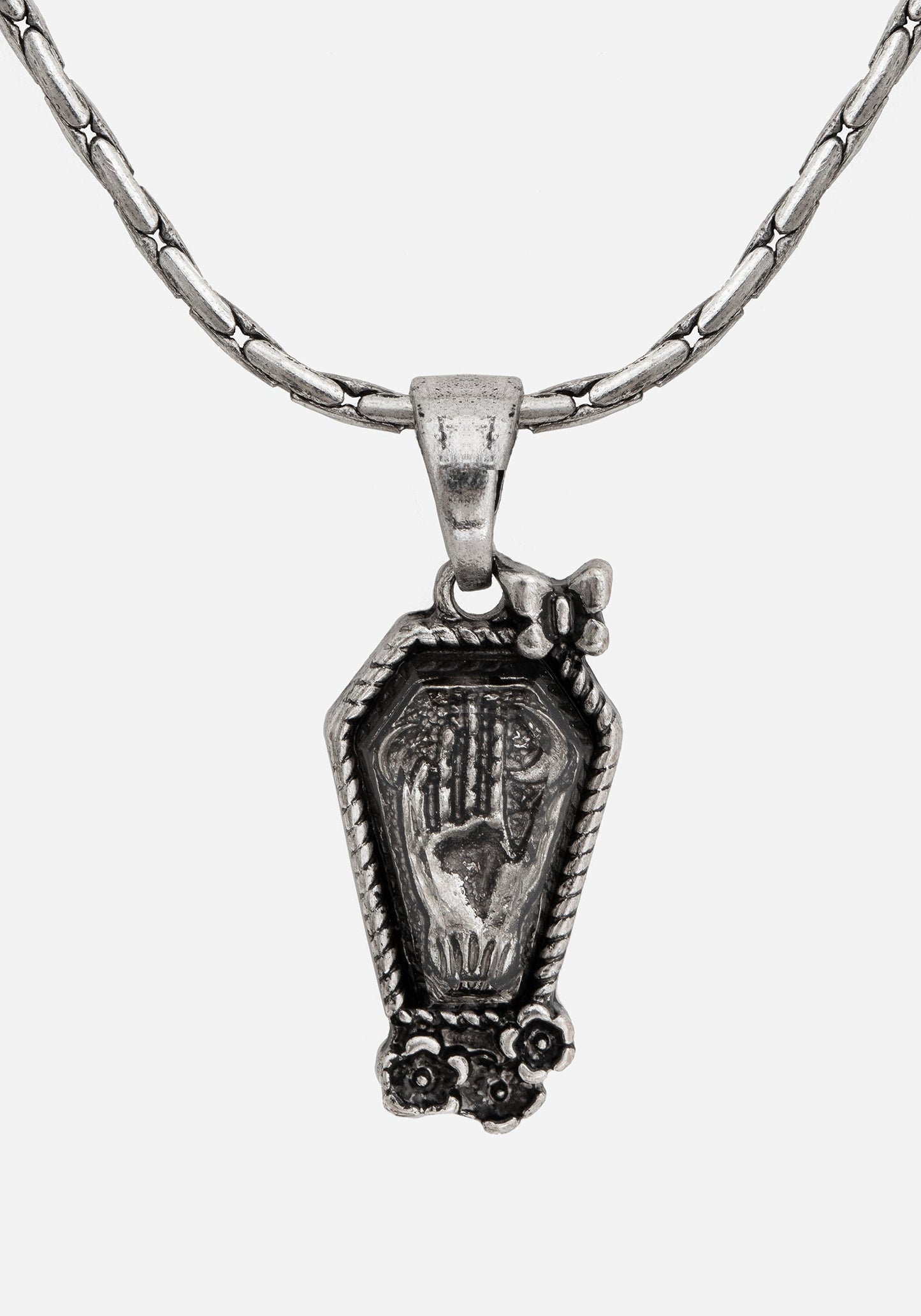 Arbor Coffin Pendant Necklace