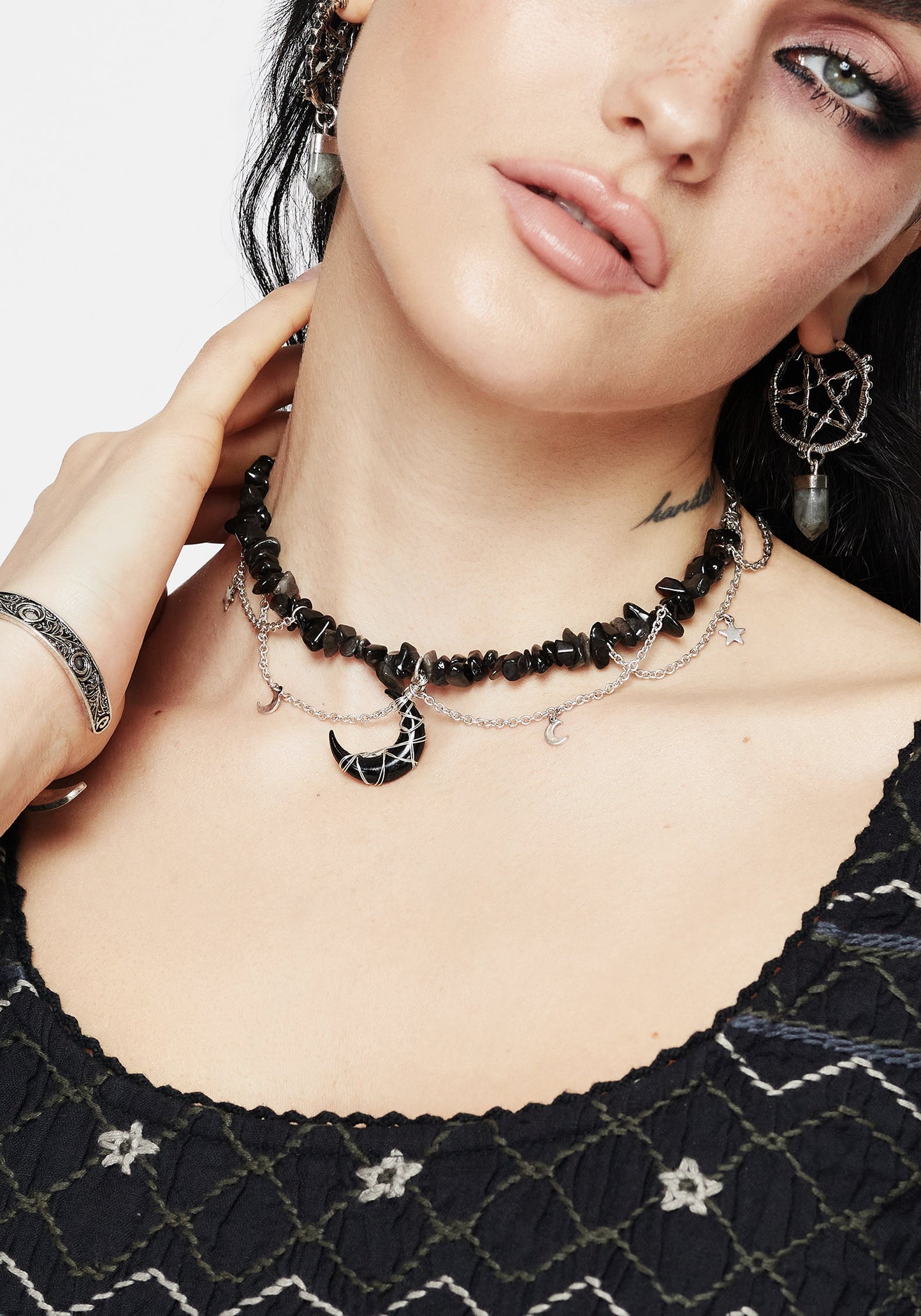 Asrai Moon Pendant Necklace