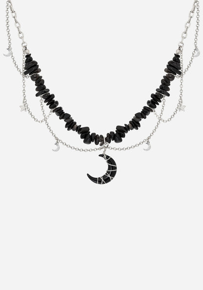 Asrai Moon Pendant Necklace