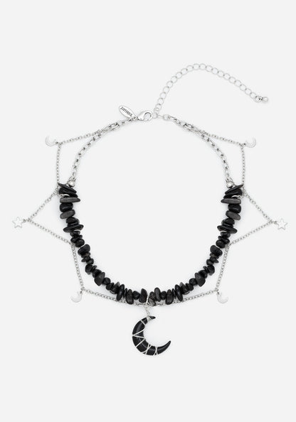 Asrai Moon Pendant Necklace