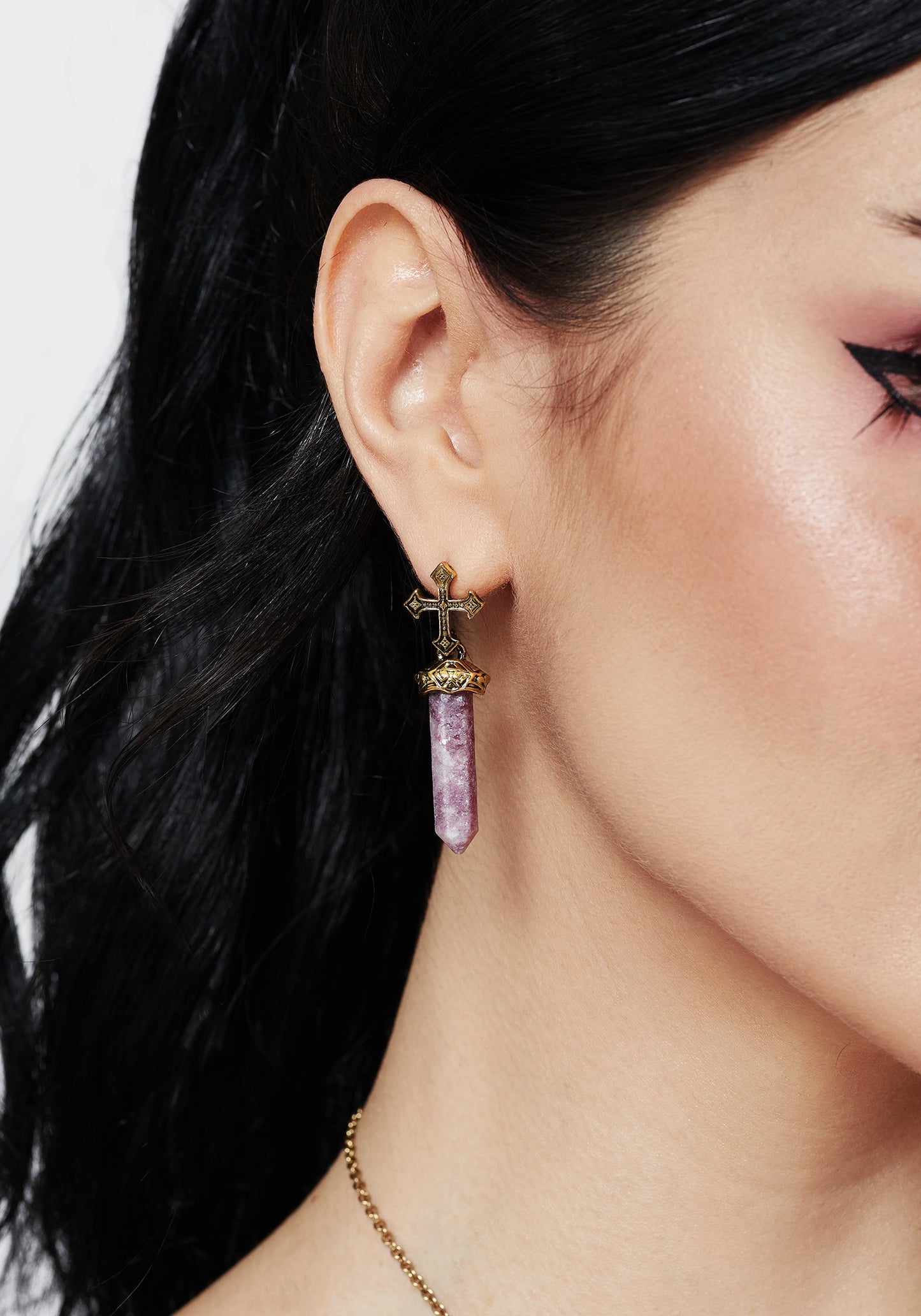 Vallum Cross Shard Earrings