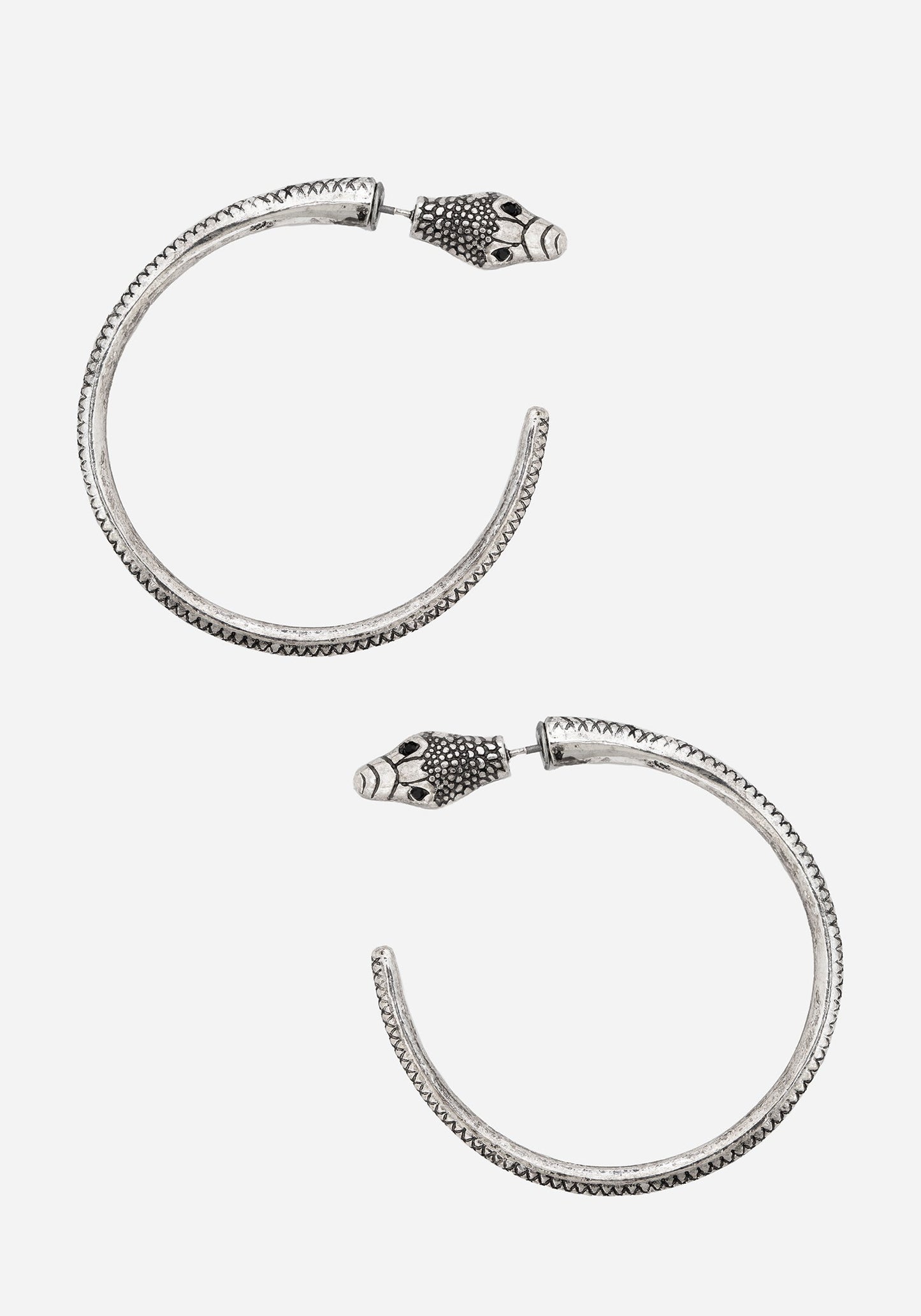 Ramona Snake Hoop Earrings