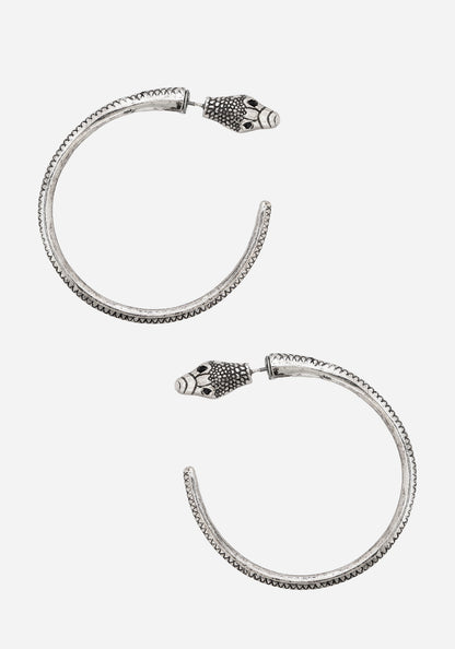 Ramona Snake Hoop Earrings