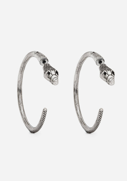 Ramona Snake Hoop Earrings