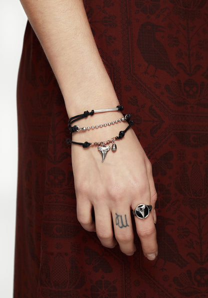 Shark Tooth Rope Bracelet Set