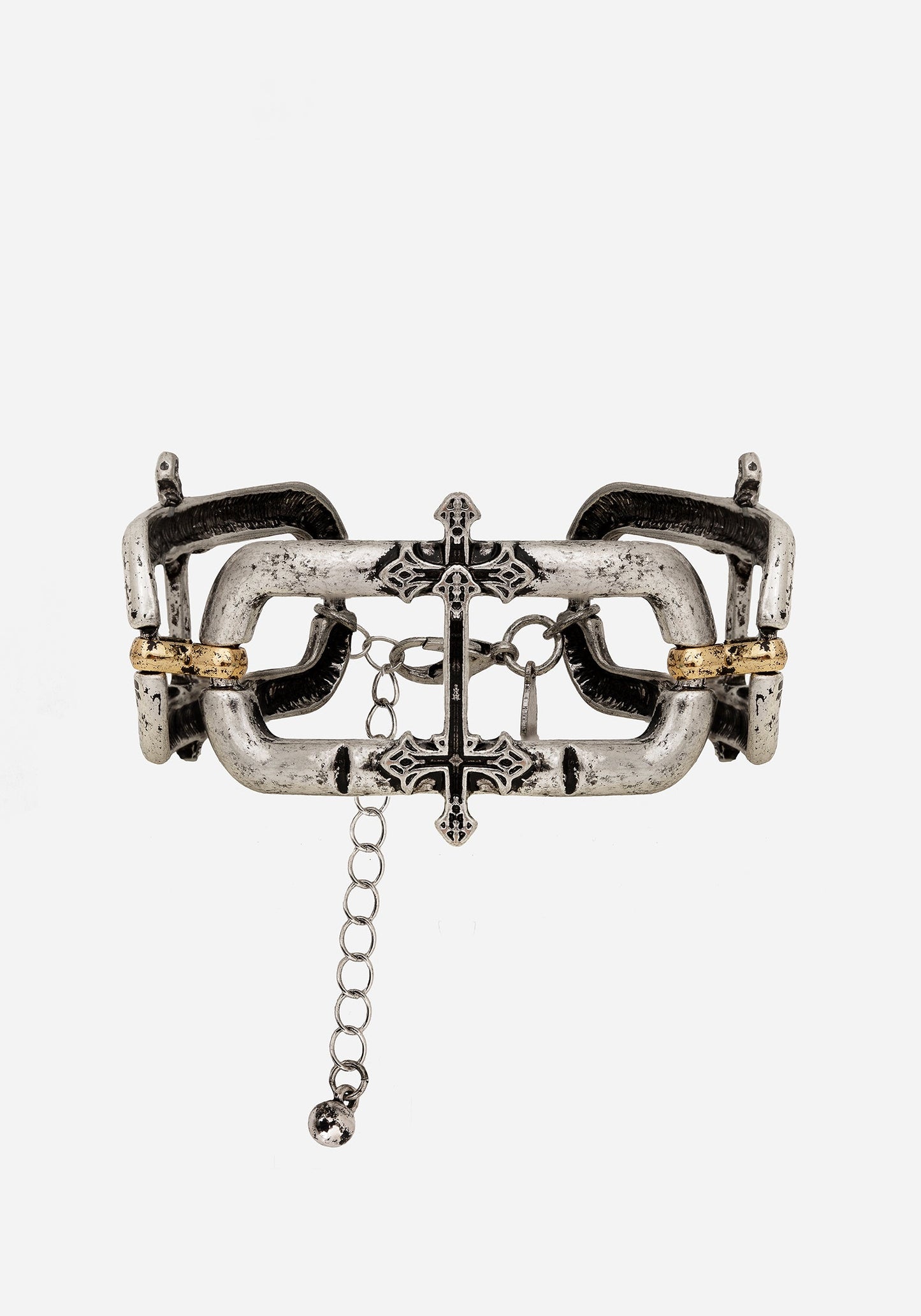 Electra Cross Link Chain Bracelet