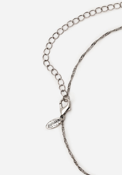 Widdershins Dark Rose Necklace