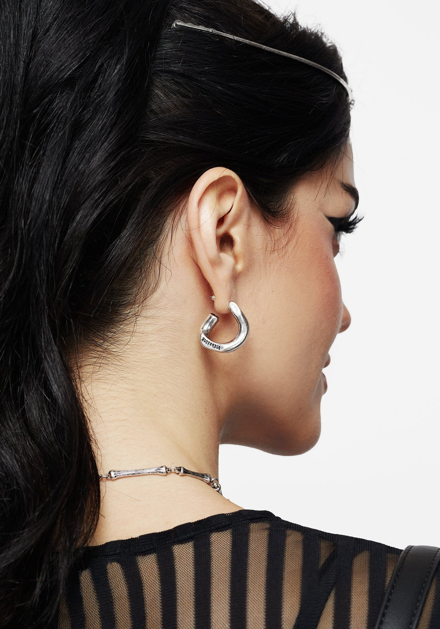Disturbia Chunky Hoop Earrings