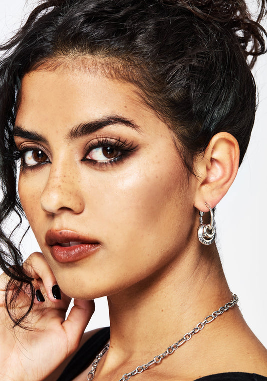 Disturbia Ring Hoop Earrings