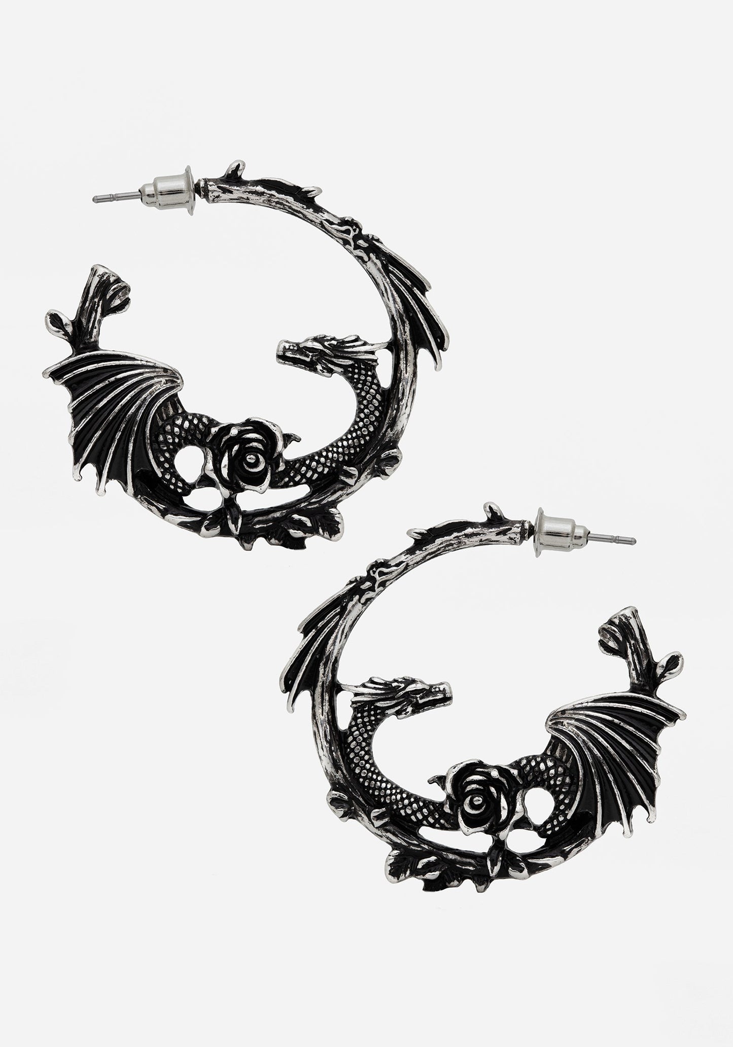 Petra Dragon Hoop Earrings