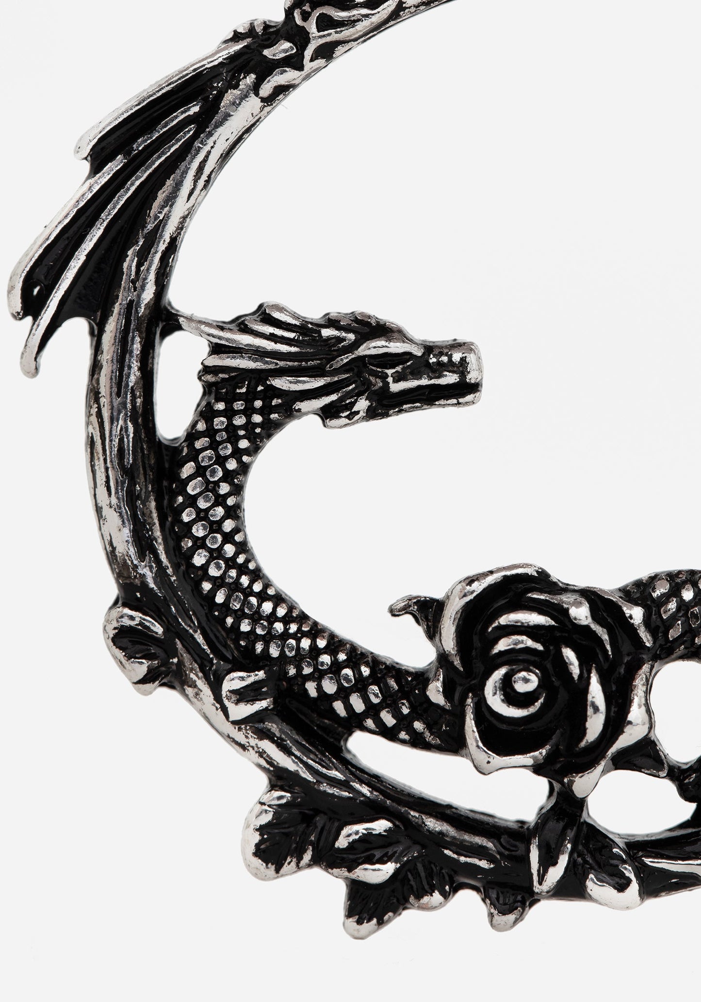 Petra Dragon Hoop Earrings