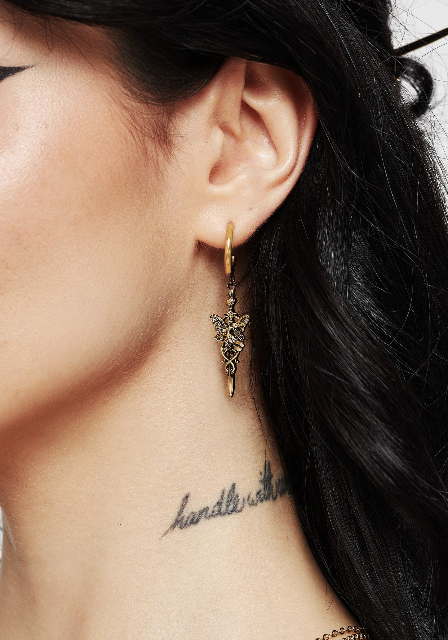 Maypole Fairy Dagger Drop Earrings