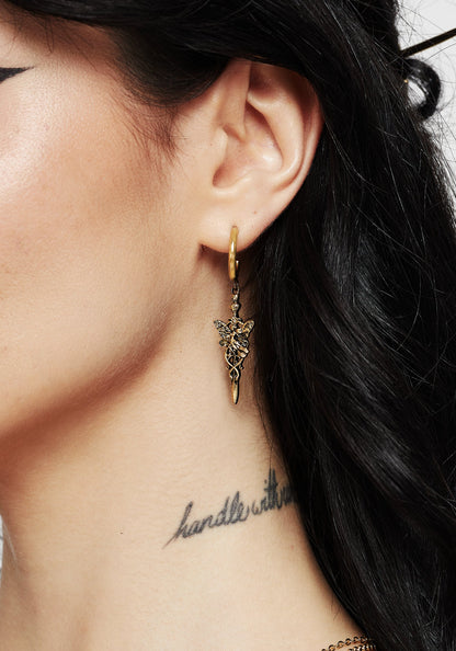 Maypole Fairy Dagger Drop Earrings