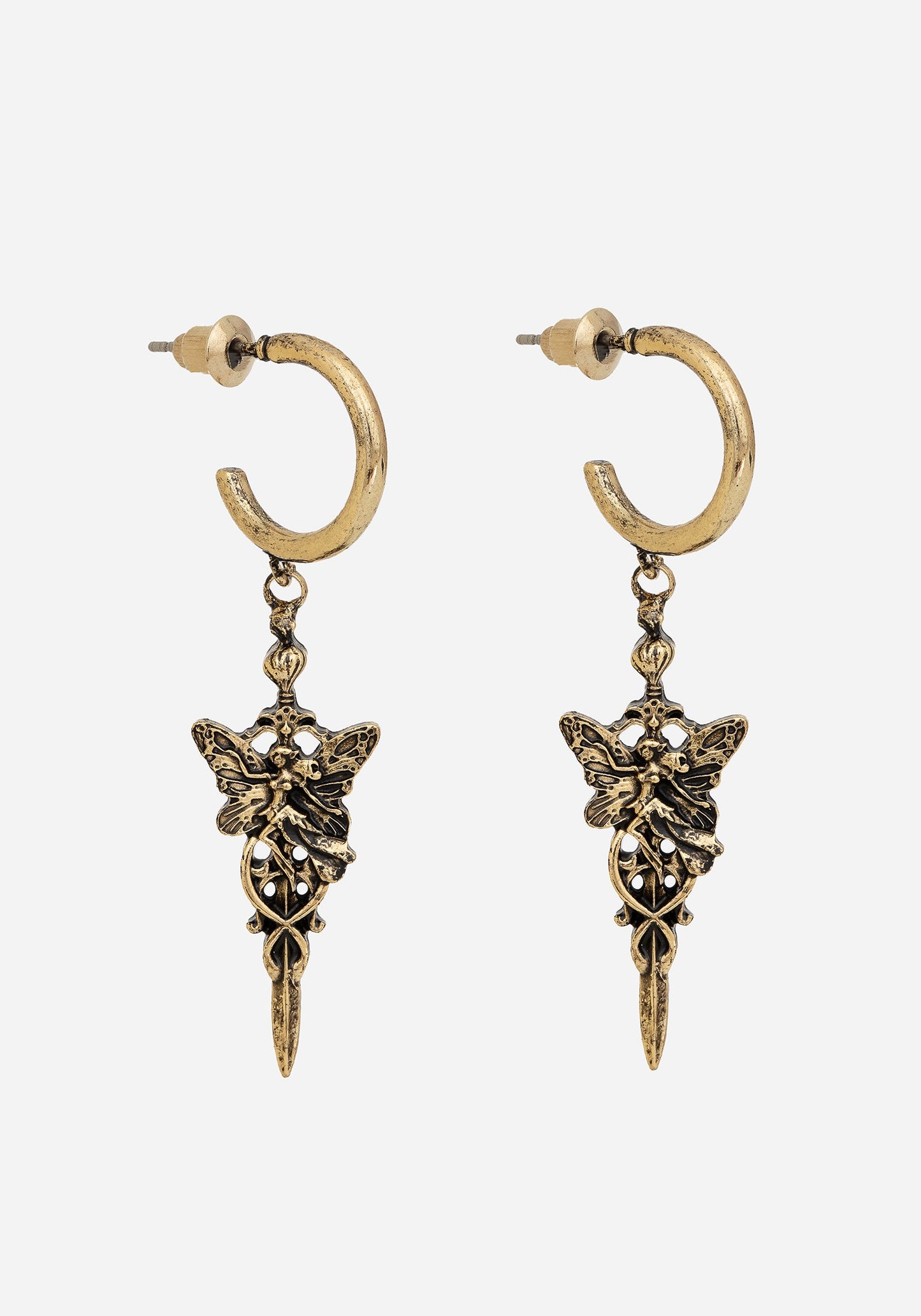 Maypole Fairy Dagger Drop Earrings