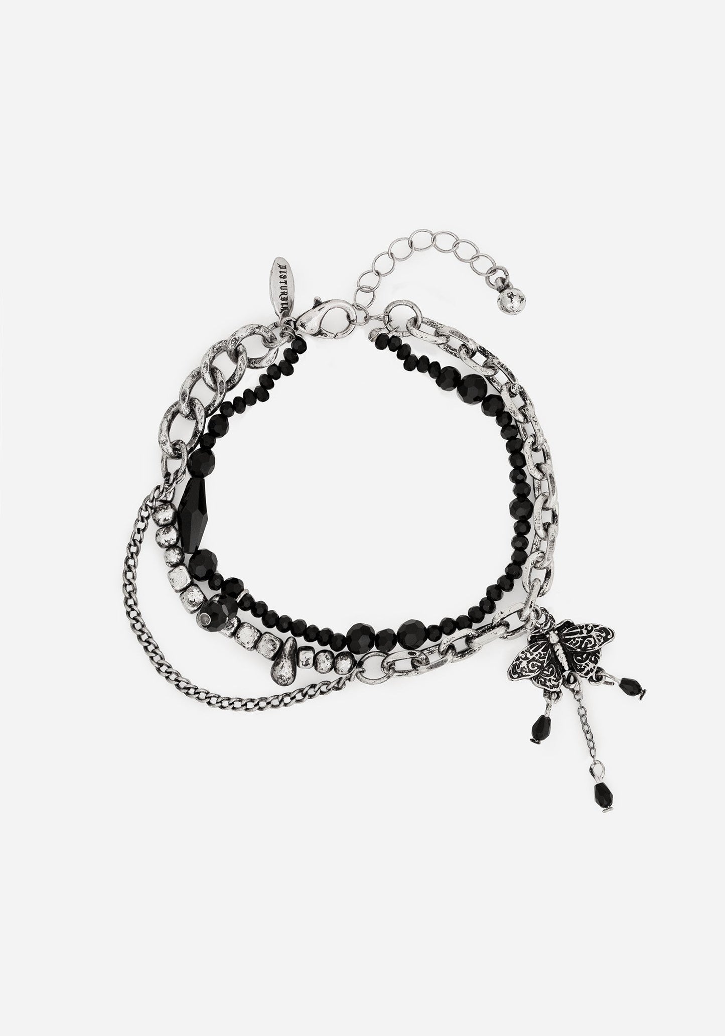 Rowan Moth Mixed Chain Bracelet