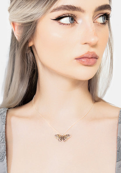 Cyrus Moth Necklace