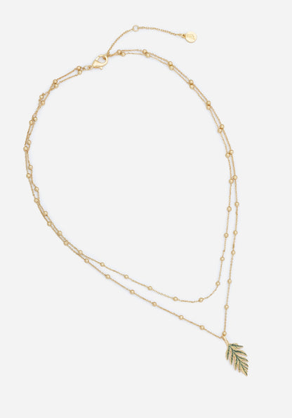 Alderwood Fern Double Layered Necklace
