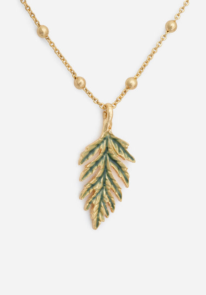 Alderwood Fern Double Layered Necklace