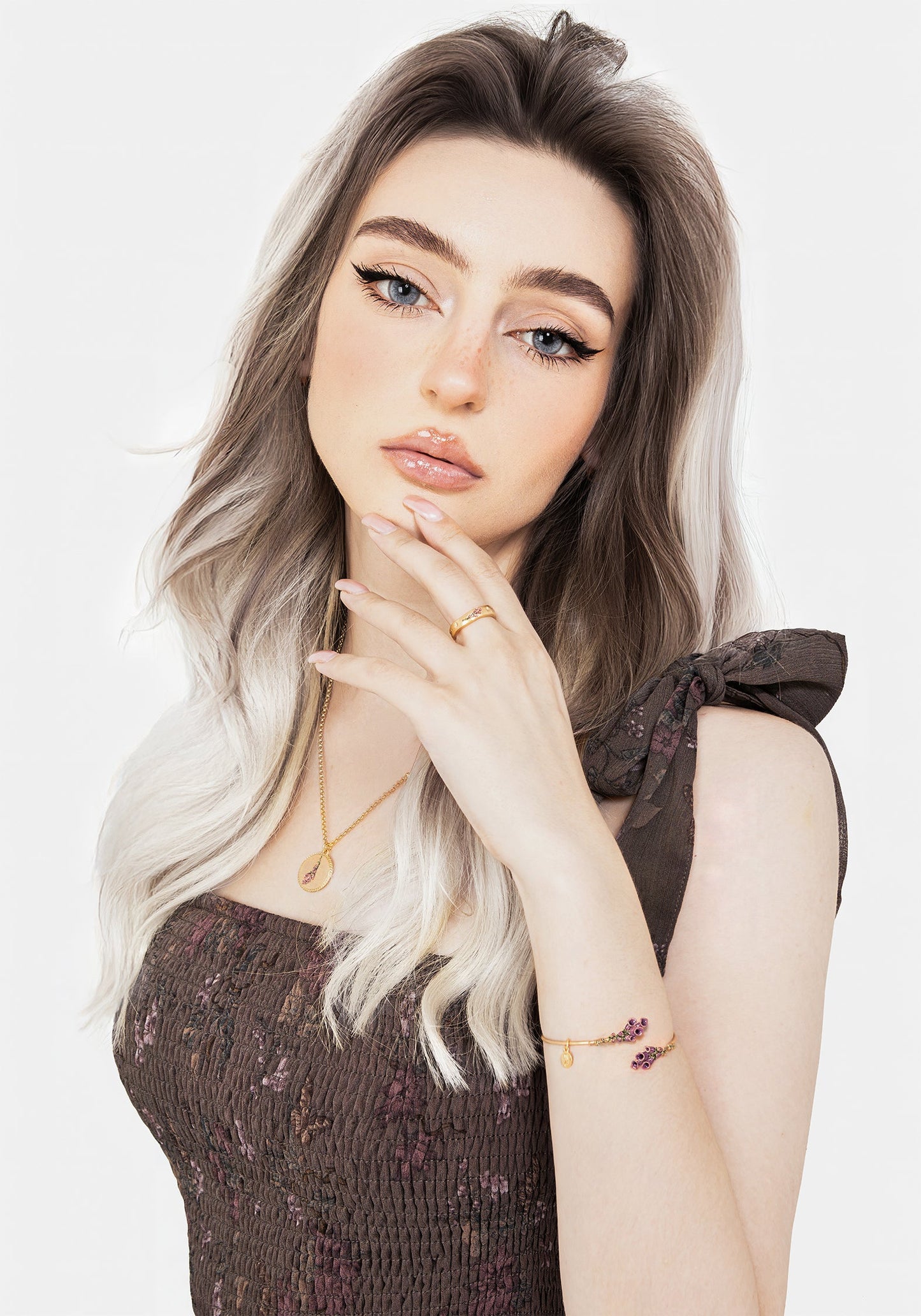 Hermia Foxglove Bangle