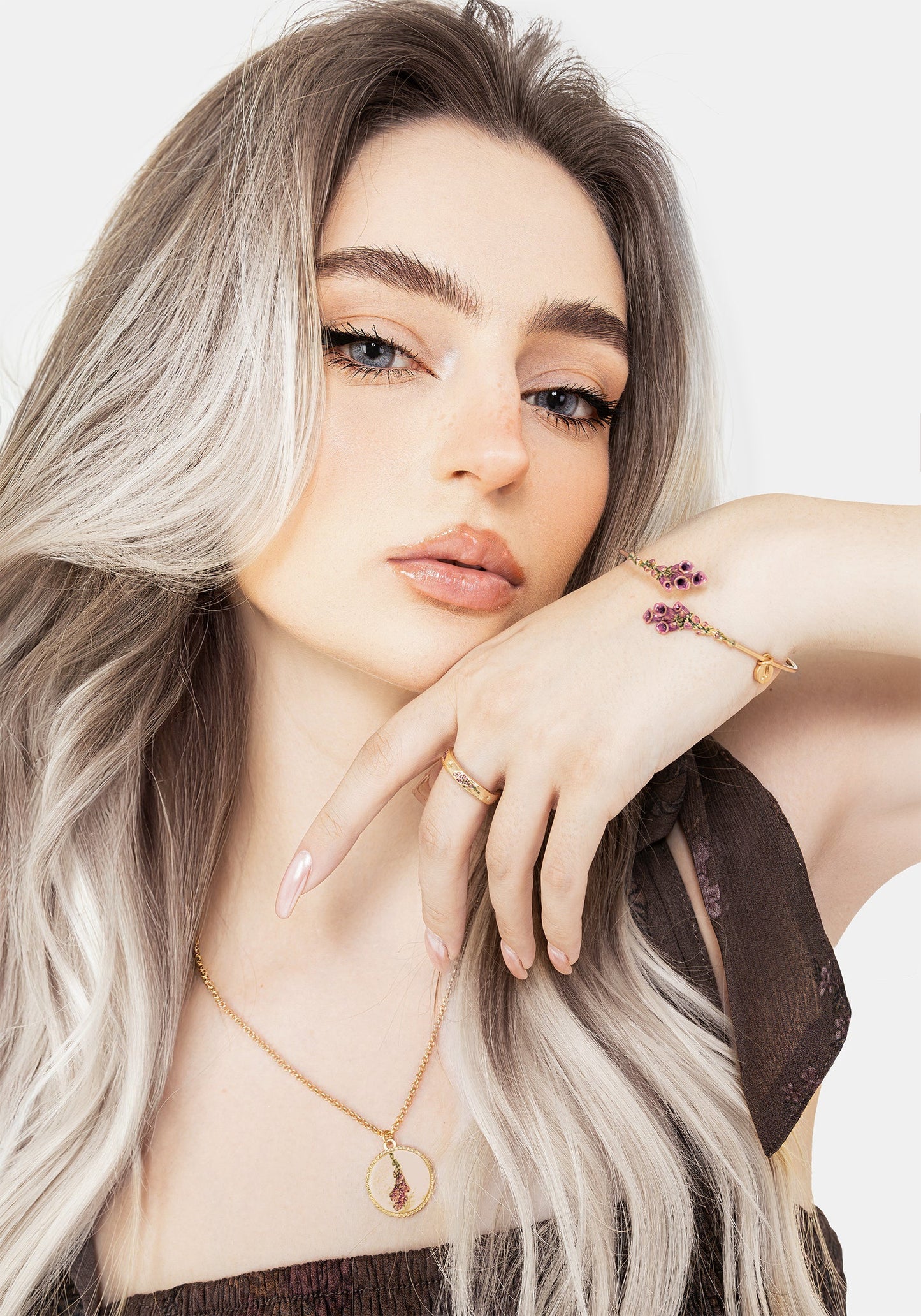 Hermia Foxglove Bangle