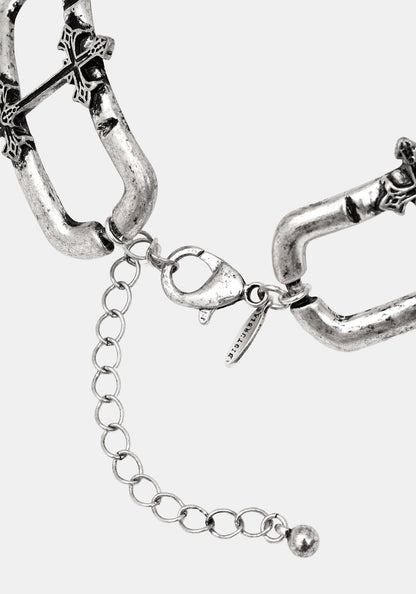 Electra Cross Link Chain Choker