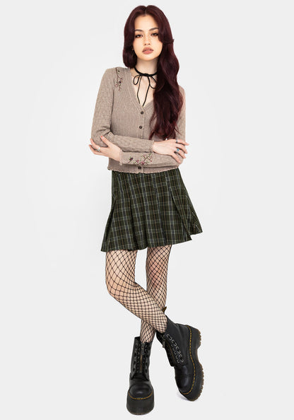 Tantra Floral Beetle Embroidered Cardigan