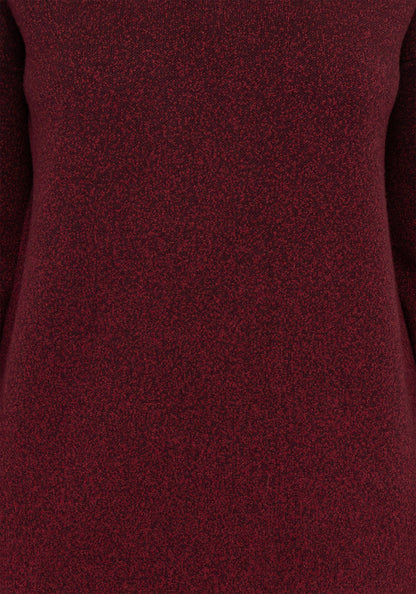 NightJar Ombre Knit Maxi Dress - Red