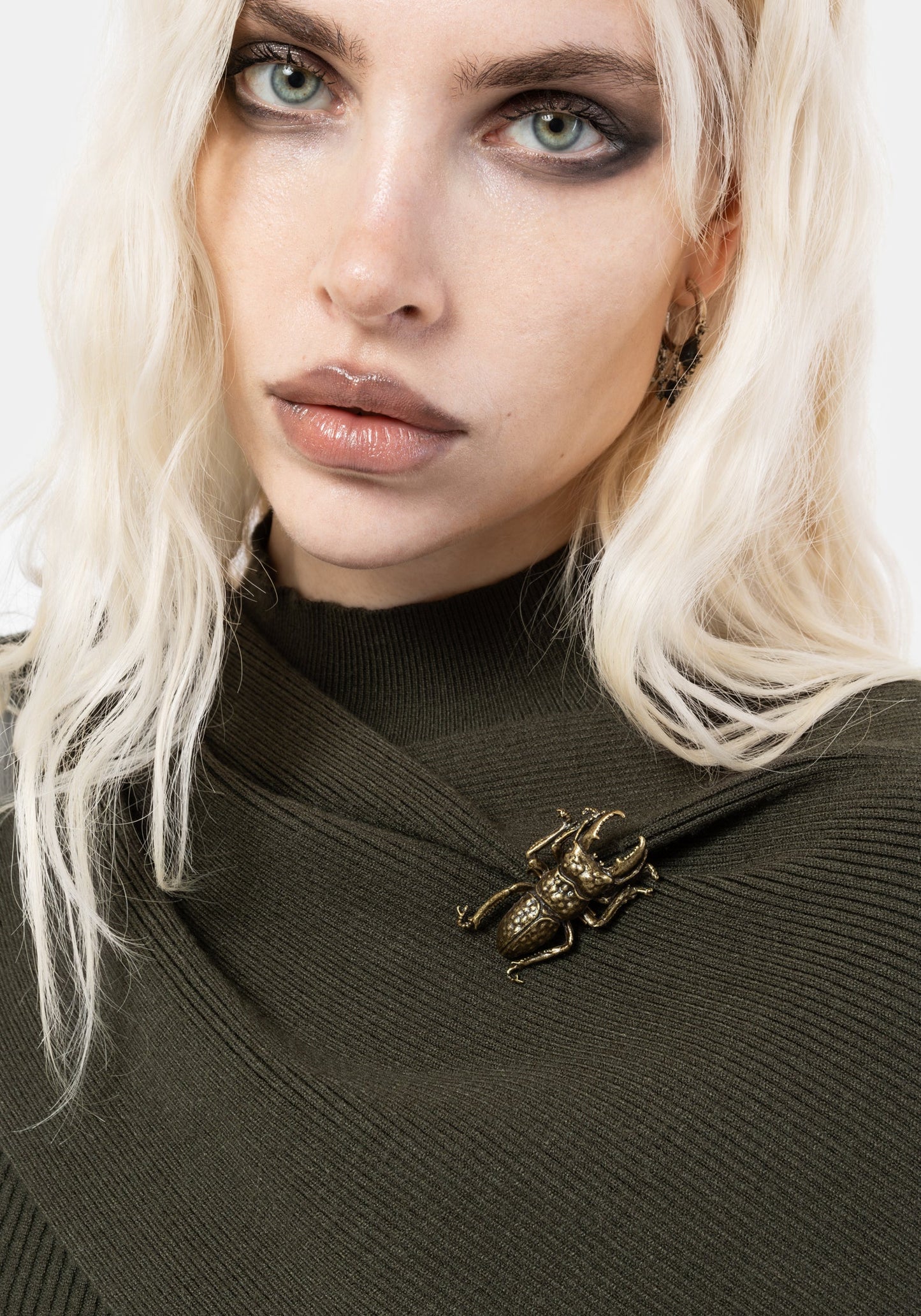 Symphony Scarf Cape Flare Knit Top