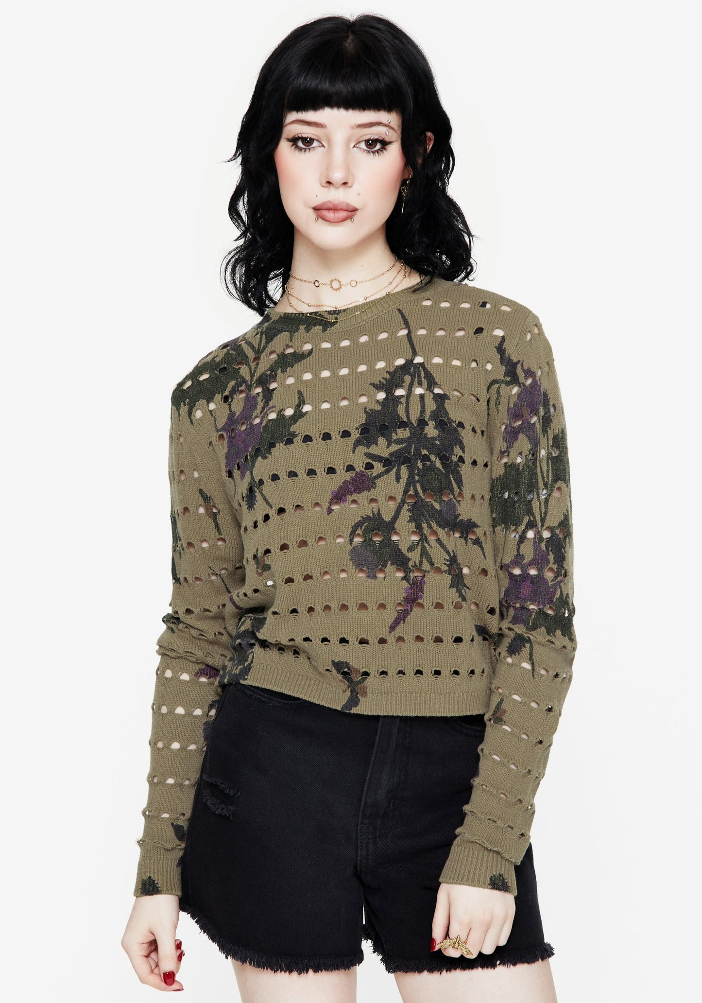 Cassandra Floral Knit Jumper