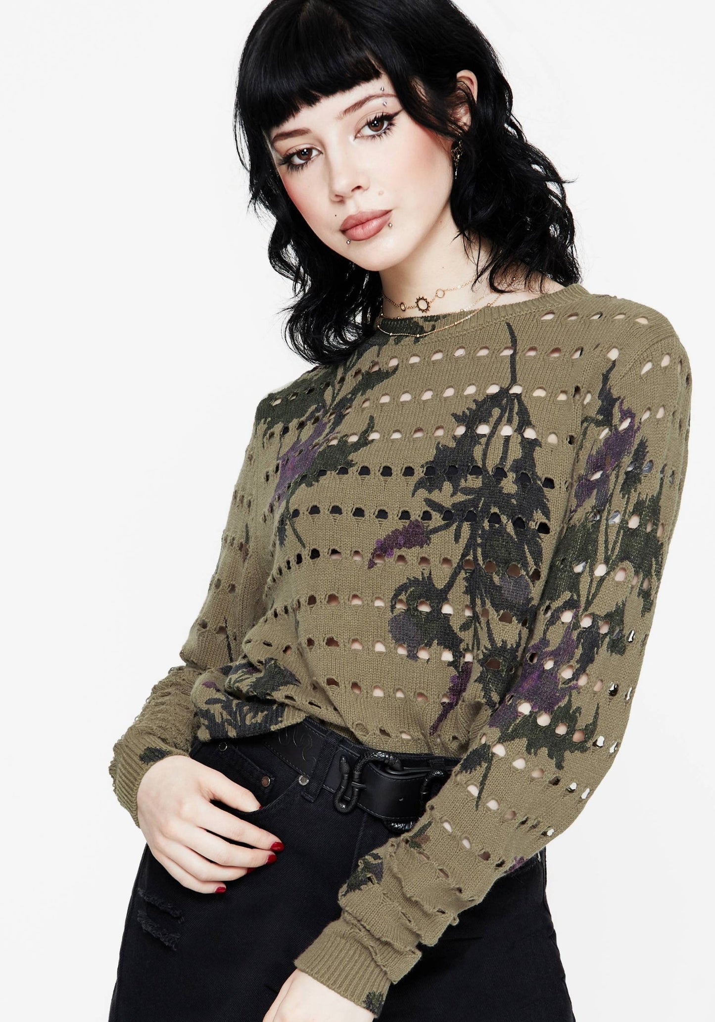 Cassandra Floral Knit Jumper