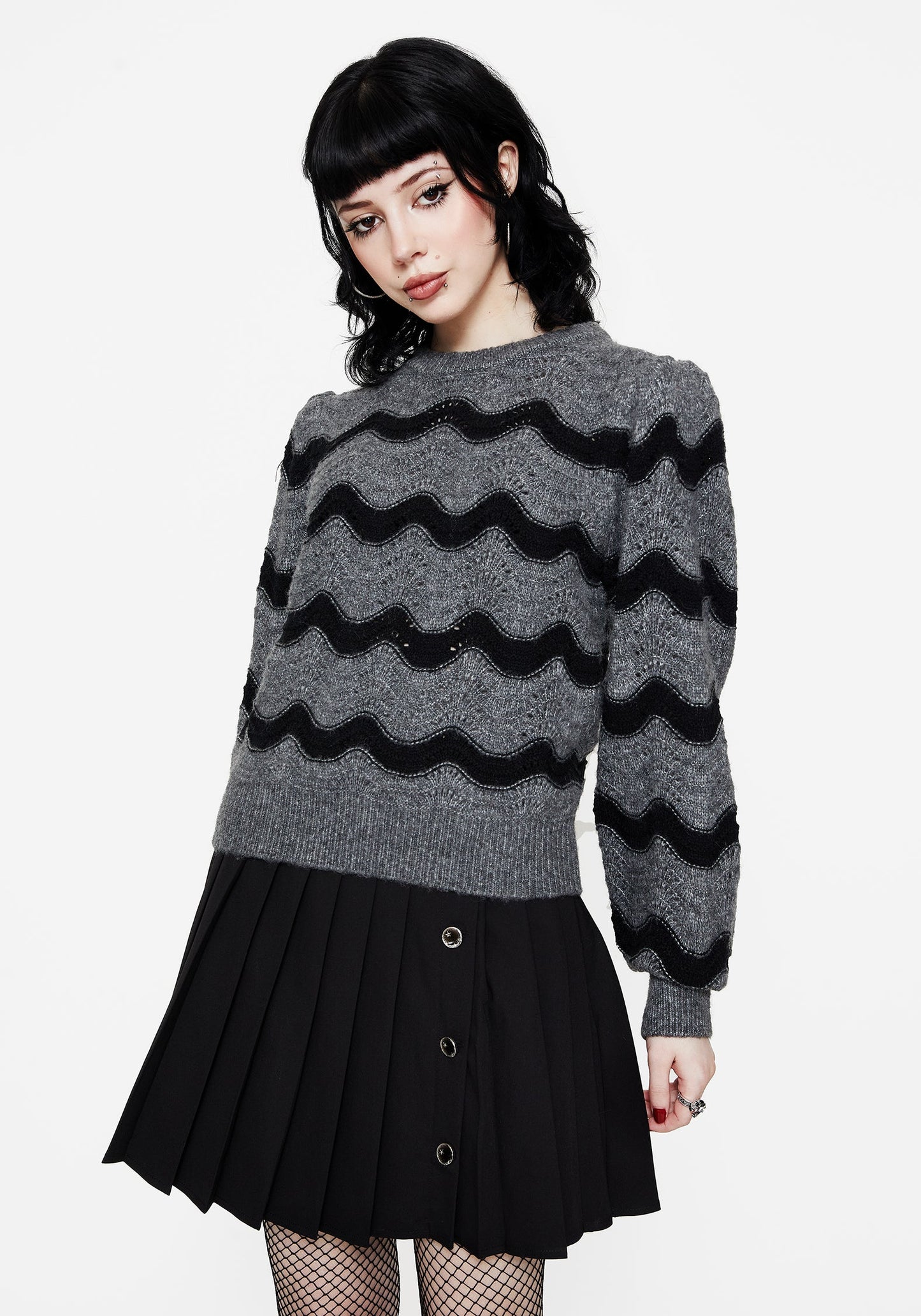 Nave Cotton Stripe Knit Jumper