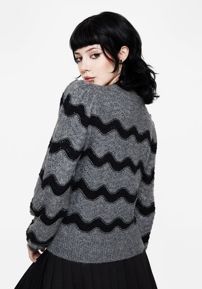 Nave Cotton Stripe Knit Jumper