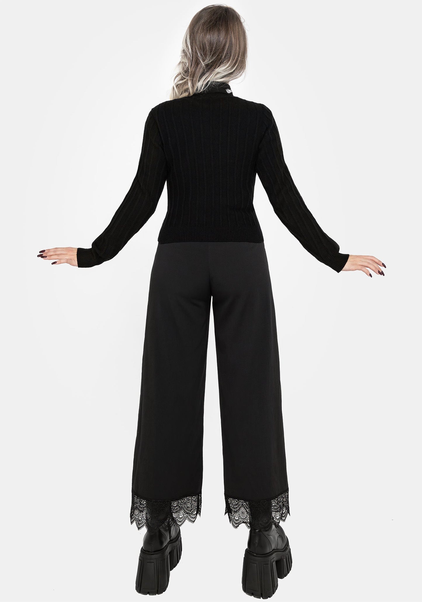 Pentagram Embroidered Cardigan