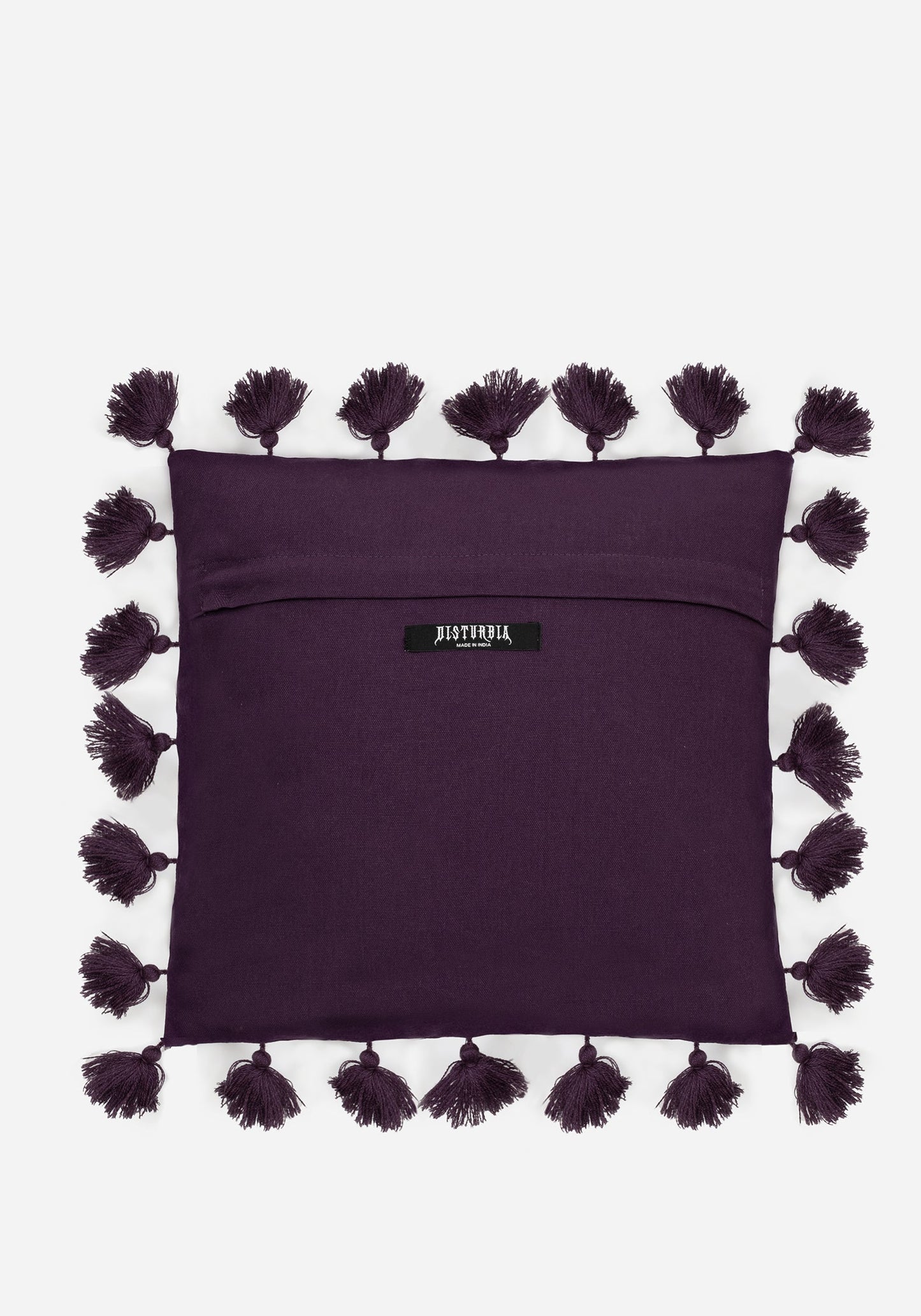 Toadstone Frog Tassel Edge Square Cushion