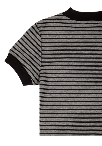 Moina Mock Neck Crop