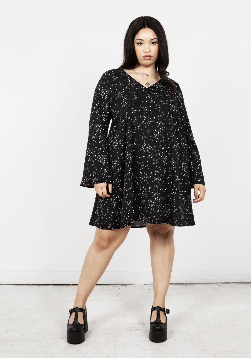Hemlock Bell Sleeve Mini Dress