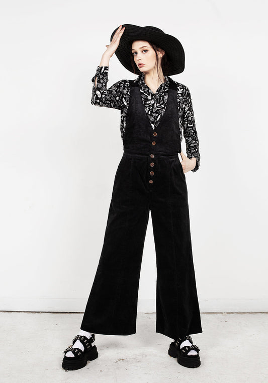 Janis Flared Cord Dungarees