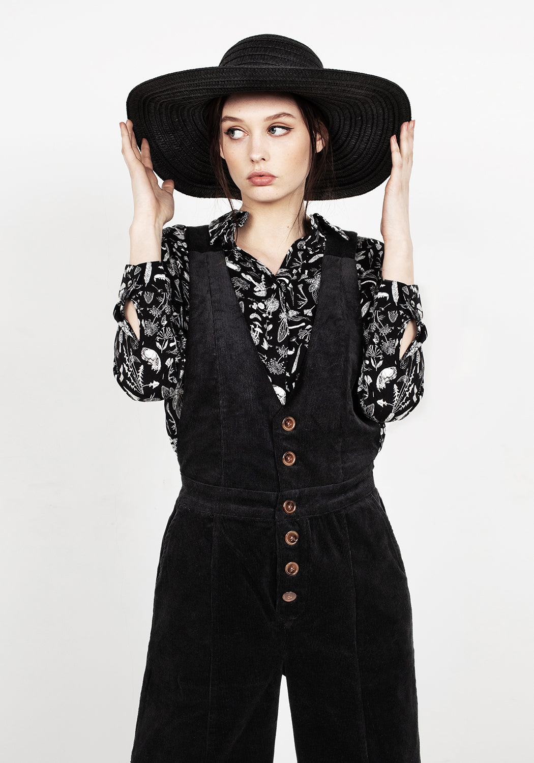 Janis Flared Cord Dungarees