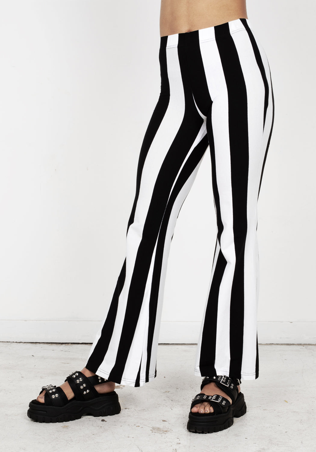 Afterlife Stripe Jersey Flares