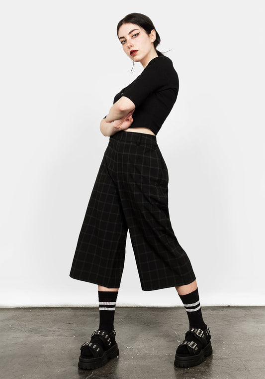 Shade Wide Leg Crop Trousers