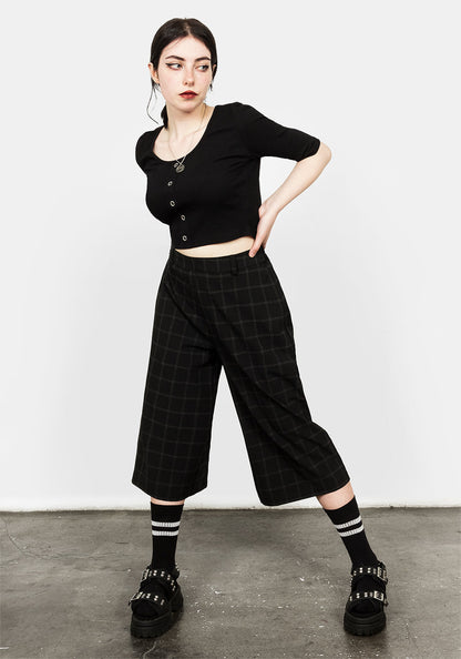 Shade Wide Leg Crop Trousers