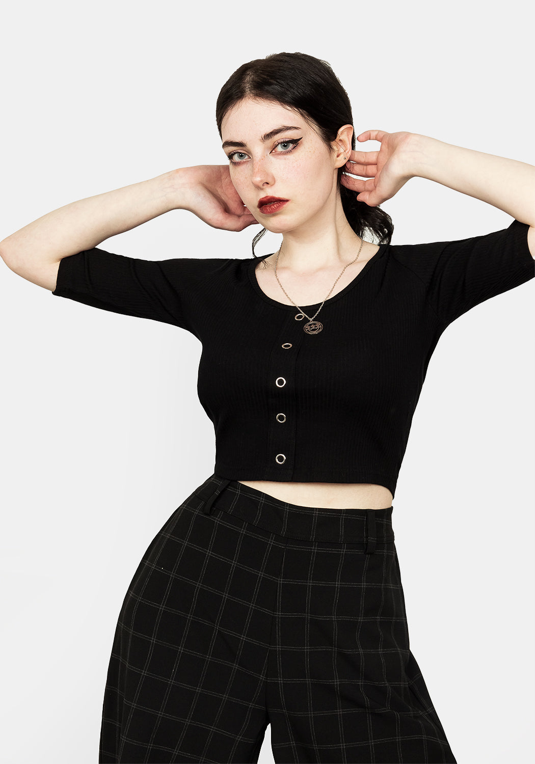 Shade Wide Leg Crop Trousers