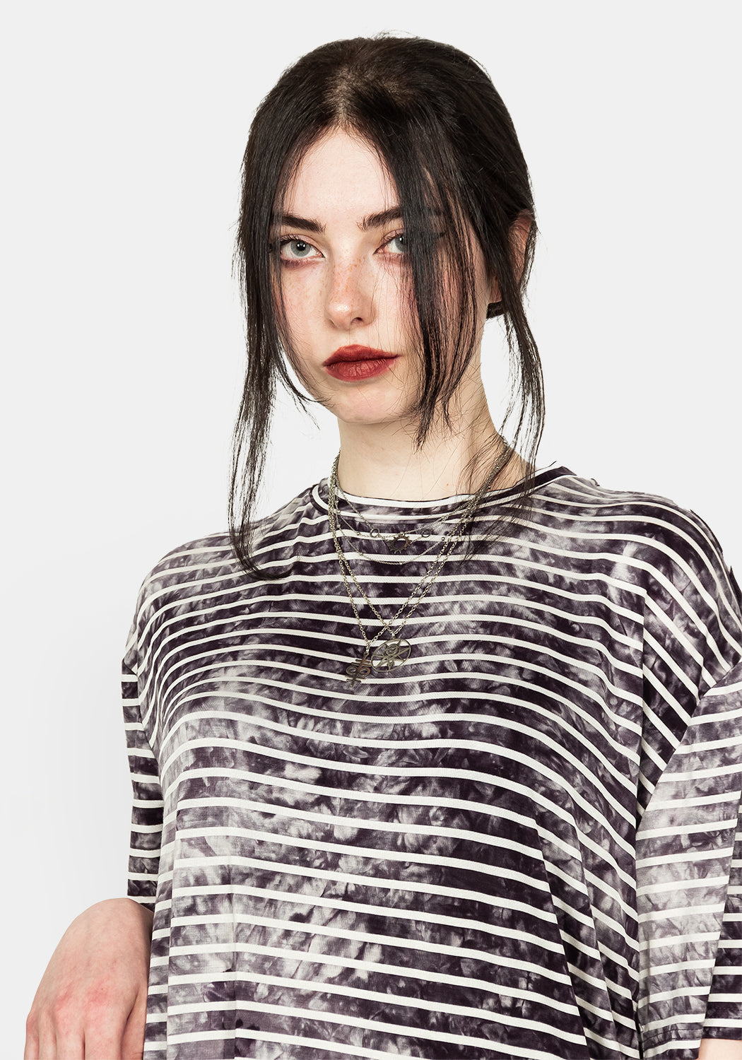 HAZE STRIPE OVERSIZED TEE