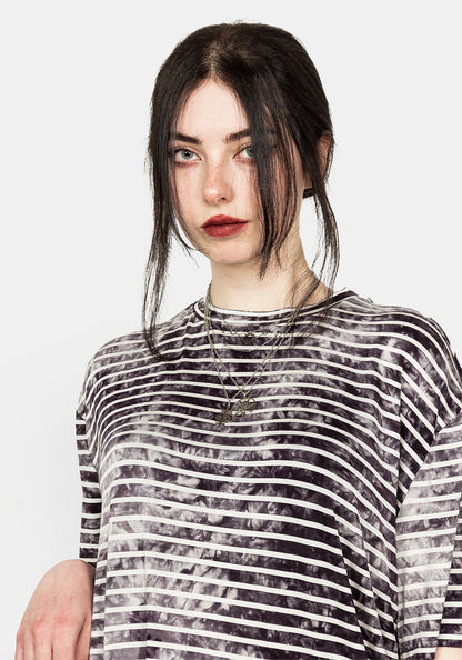 HAZE STRIPE OVERSIZED TEE