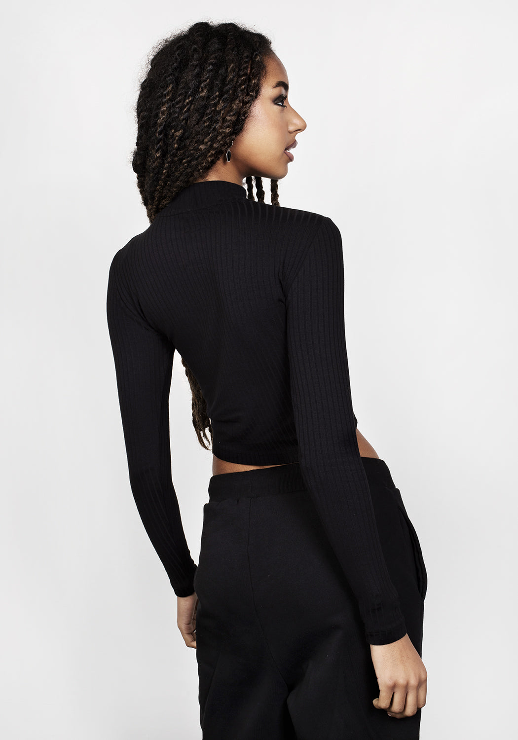 VALEFOR RUCHED CROP TOP