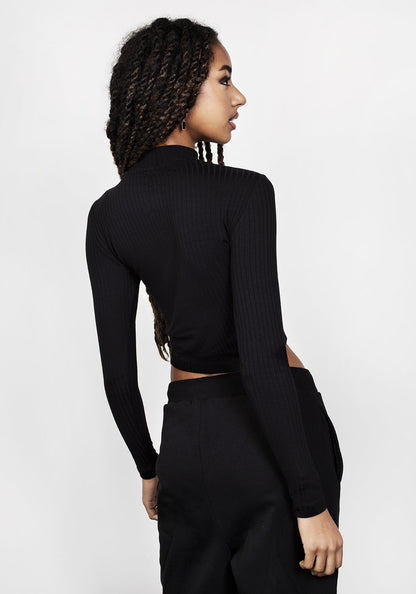 VALEFOR RUCHED CROP TOP