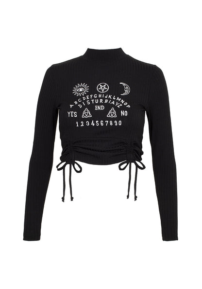 VALEFOR RUCHED CROP TOP