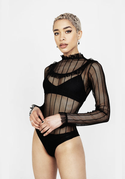 Solemn Ruffle Bodysuit