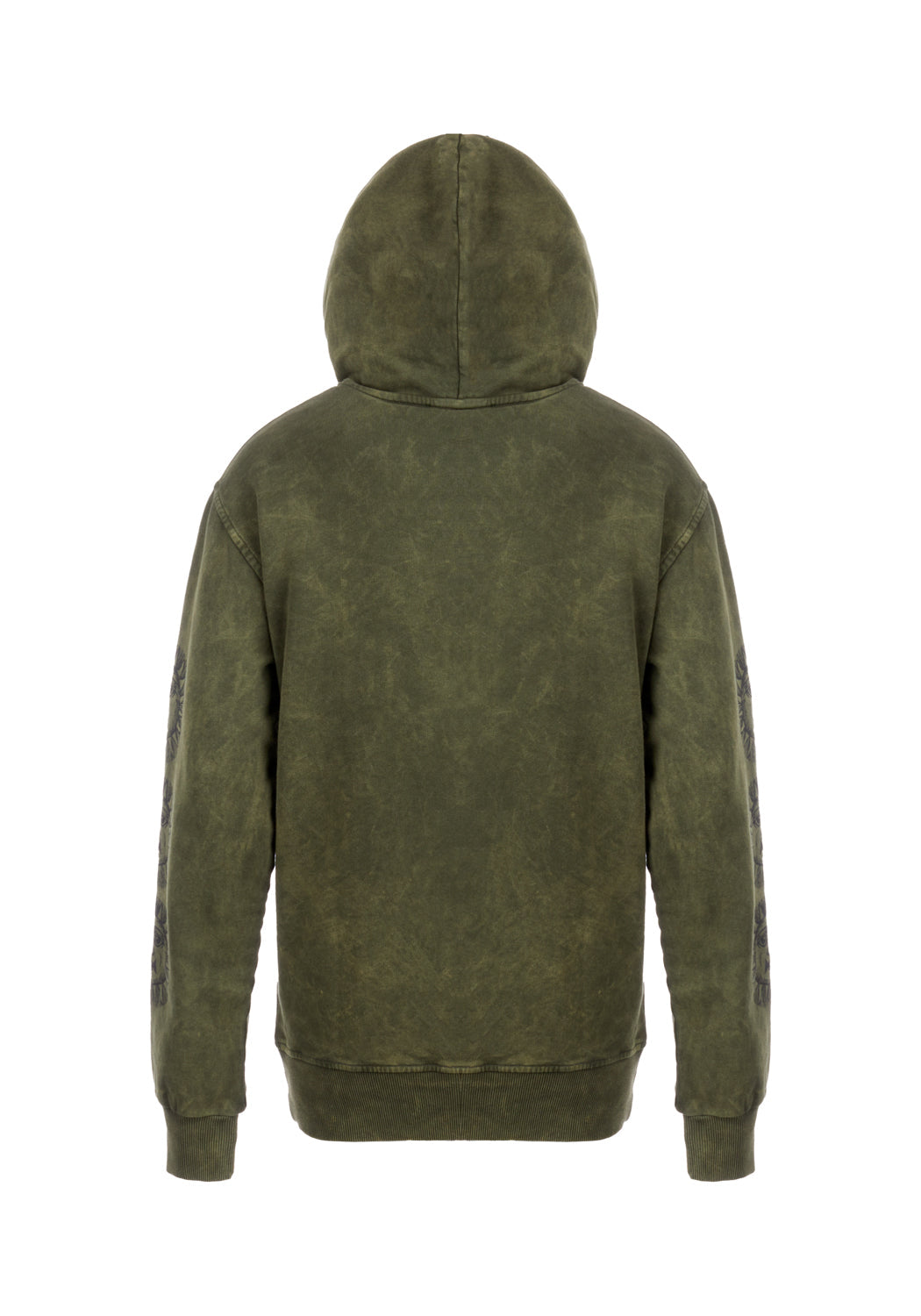 Sabbat and Sun Green Acid Wash Pullover Hoody