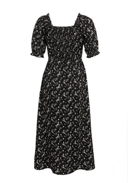 MAKEBELIEVE LACE UP MIDI DRESS